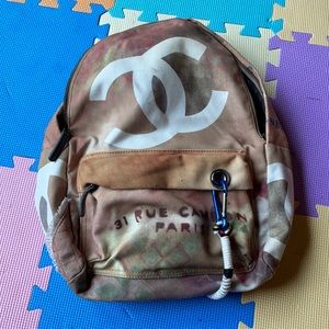 M Limited Edition Graffiti Etoile Backpack - Beige
